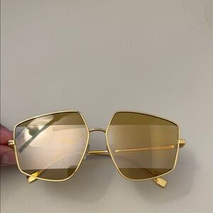 Fendi Gold Sunglasses